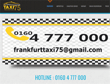 Tablet Screenshot of frankfurtairporttaxi.com